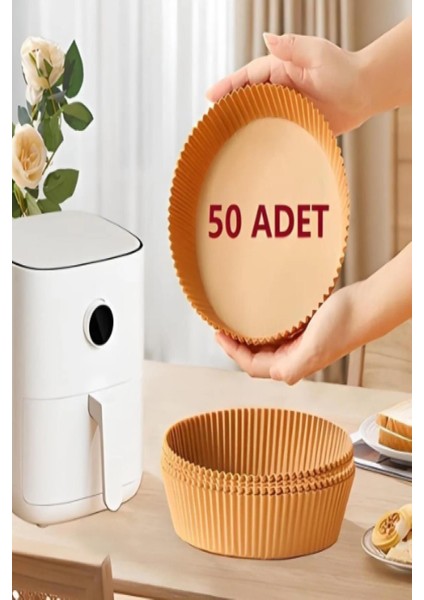 50 Adet Airfryer Pişirme Kağıdı Tüm Modeller Ile Uyumlu Hava Fritözü