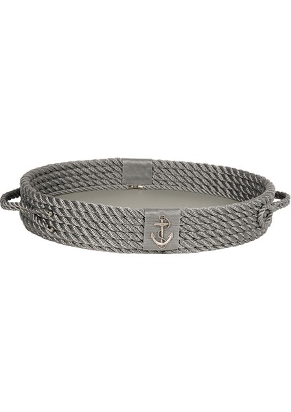 Deri Tabanlı Tepsi (Oval)