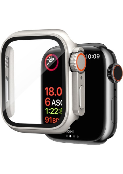 Cool Cold Apple Watch Ultra Yükseltme Case Pc Cam+Kılıf Su Geçirmez (41MM) Seri 7/6/se/5/4/3/2 Uyumlu Koruma