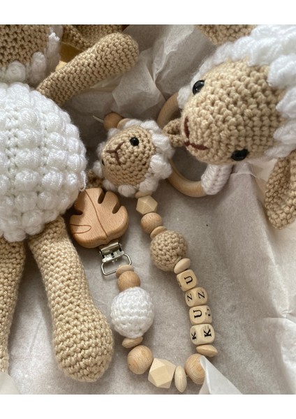 Hoşgeldin Bebek, Unisex, Organik Uyku Arkadaşı Emzik Zinciri Diş Kaşıyıcı Yenidoğan Hediye Seti fiyatları