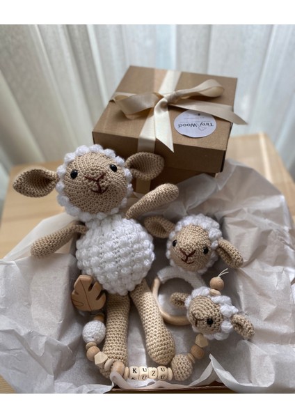Hoşgeldin Bebek, Unisex, Organik Uyku Arkadaşı Emzik Zinciri Diş Kaşıyıcı Yenidoğan Hediye Seti indirimleri