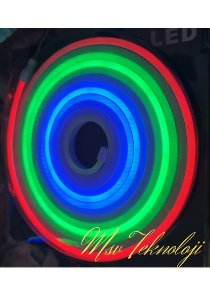 12 Volt Pixel Magic Animasyonlu Rgb Kayar Neon 5 Metre Ir Uzaktan Kumandalı Pixel Keys