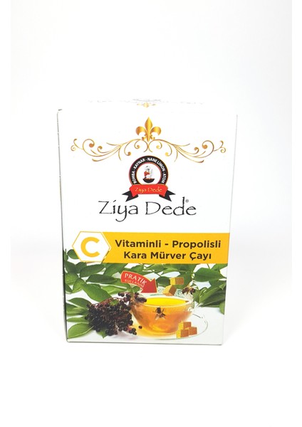 2 Adet Atom C Vitaminli Kara Mürver Çayı Vitaminli Propolisli 150 gr