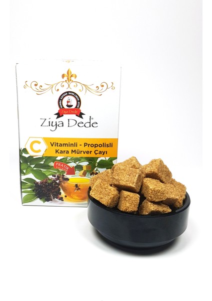 2 Adet Atom C Vitaminli Kara Mürver Çayı Vitaminli Propolisli 150 gr
