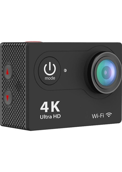 4K Ultra Hd 170 Derece Wifi Li Aksiyon Kamera Full Aparat Wifi Desteği