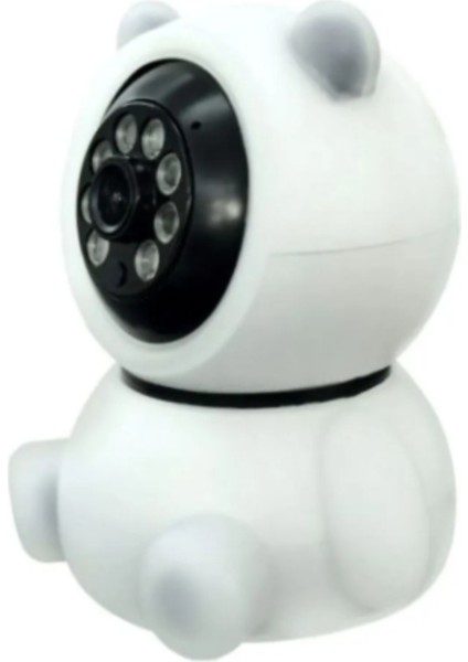 CMR22 Panda 360° 1080P Ip Güvenlik Kamerası Gece Görüşlü LED Işıklı Alarmlı Ip Wifi Kamerası fiyatları