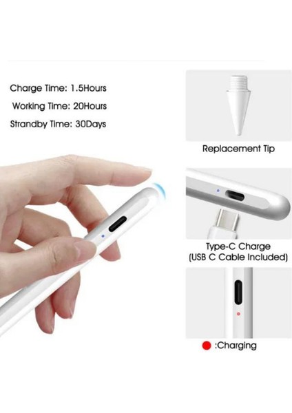 Dokunmatik Akıllı Kalem Tüm Cihazlara Uyumlu Çizim ve Yazı Kalemi modelleri