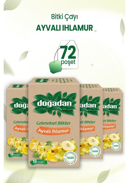 Ayvalı Ihlamur Çay 18'li x 4 Adet