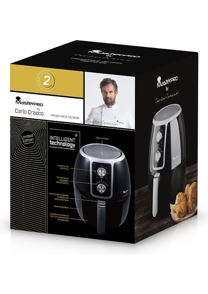 Airfryer | 1500 W | 3,4 L | 80-200° C | By Carlo Cracco Serisi | 9177