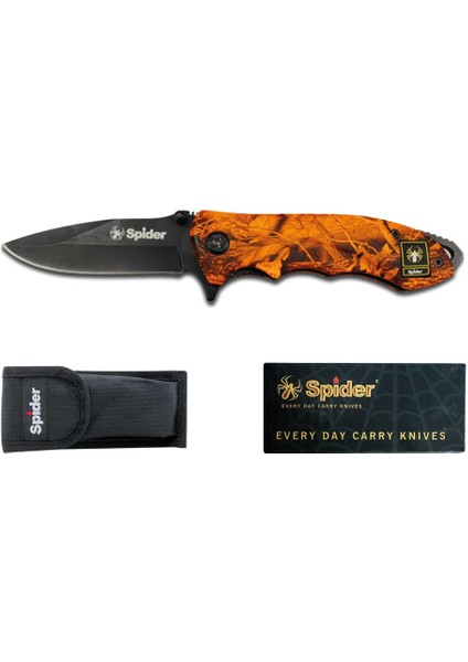 Paslanmaz Bel Klipsli Çakı E417-6 Or