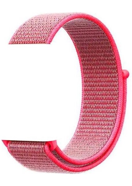 Apple Watch 38-40 Kumaş Kayış - Pembe