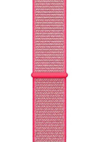 Apple Watch 38-40 Kumaş Kayış - Pembe