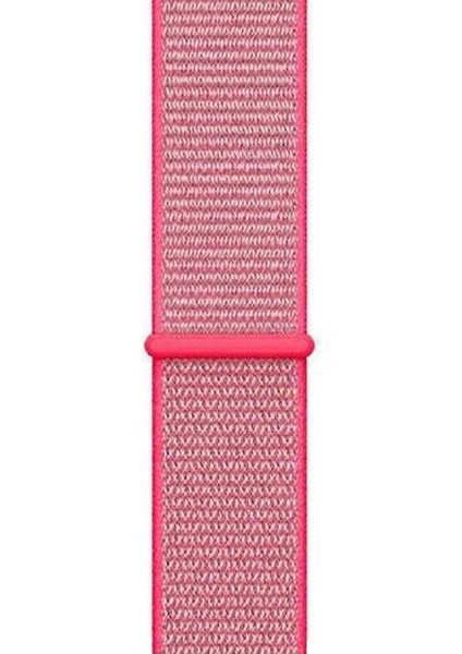 Apple Watch 38-40 Kumaş Kayış - Pembe