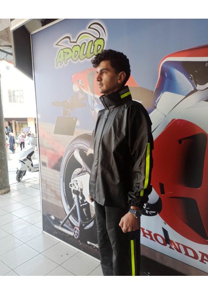 Pvc Motorcu Fermuarlı Yağmurluk Xl indirimleri
