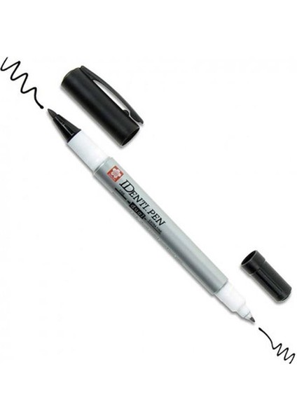 Identi Pen Permanent Çift Uçlu Marker Kalem