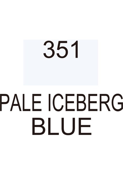 Kurecolor KC3000 Twin S Marker Kalem 351 Pale Iceberg Blue