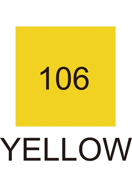 Kurecolor KC3000 Twin S Marker Kalem 106 Yellow