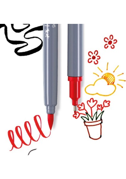 Faber Castell Goldfaber Aqua Çift Uçlu Marker Seti 12LI Klasik