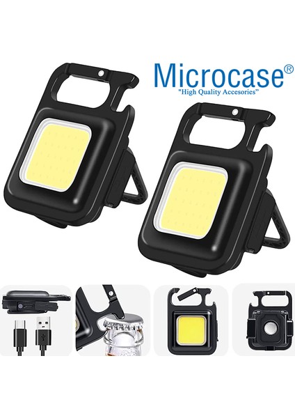 Tripodlu Cob LED Mıknatıslı Şişe Açacağı Portatif Mutfak Ev Garaj Kamp Outdoor LED Lamba - AL3806