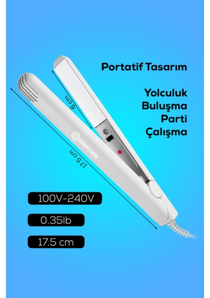 Seyahat Tipi Mini Saç Düzleştirici