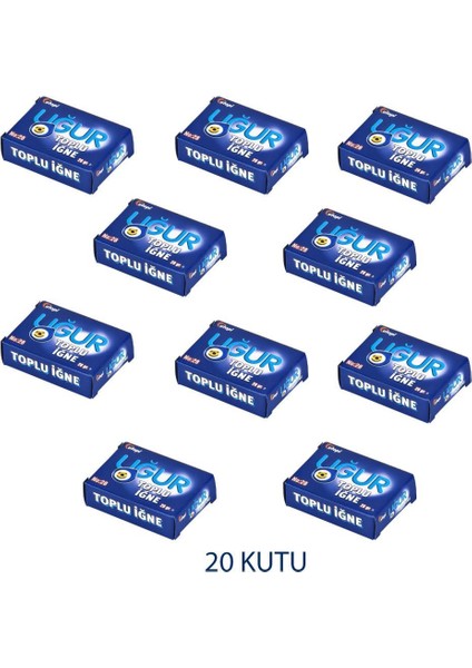 Uğur Toplu Iğne 28 mm 20 gr 20 Kutu