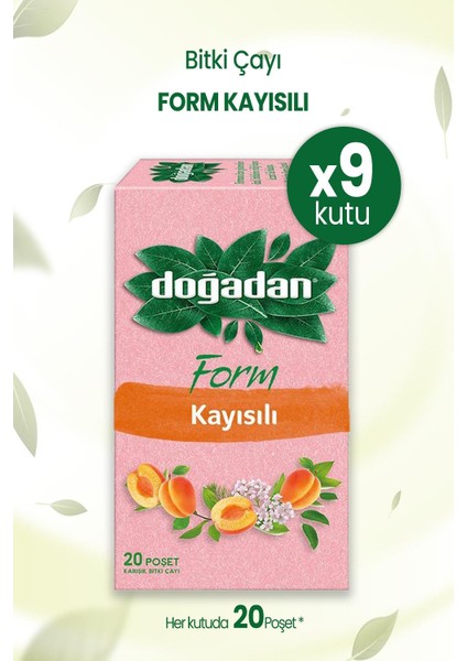 Form Çay Kayısılı 20'li x 9 Adet