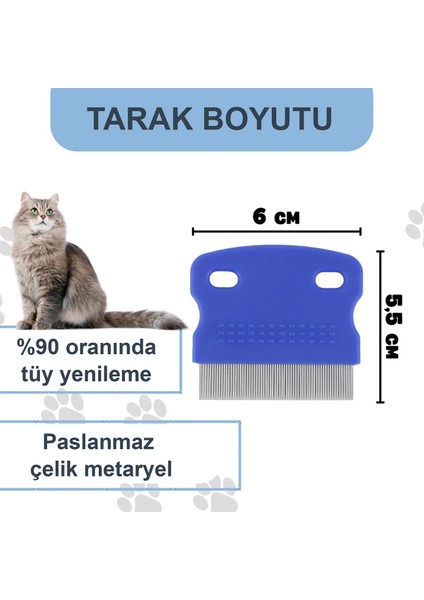 Kedi Köpek Bit ve Pire Tarağı