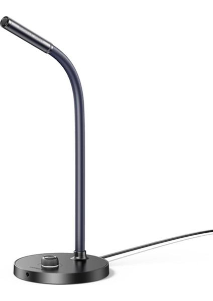 Masaüstü Standlı USB Girişli Pc Bilgisayar Mikrofonu Siyah