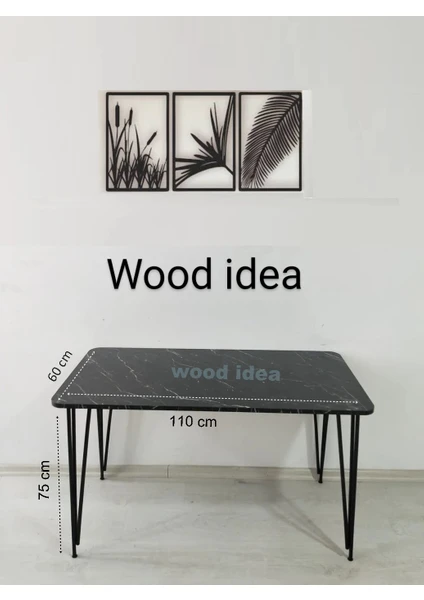 Wood Idea 60 x 110 Mutfak Masası...yemek Masası...çalışma Masası