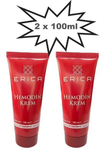 Hemodin Krem 100 ml Tüp 2'li Set