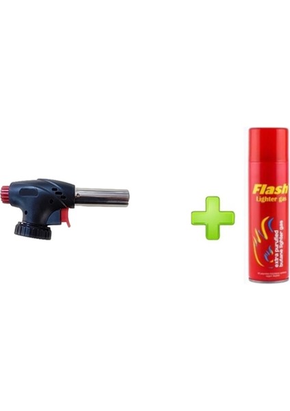 1300° Profesyonel Çakmak Gazı ile Çalışan Mühürleme Pürmüzü Kamp ve Mutfak Pürmüzü 1 Gaz Hediye