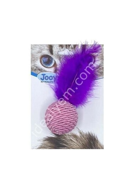 Hasır Top Sesli Kedi Oyuncağı 4,5 x 4,5 cm fiyatları