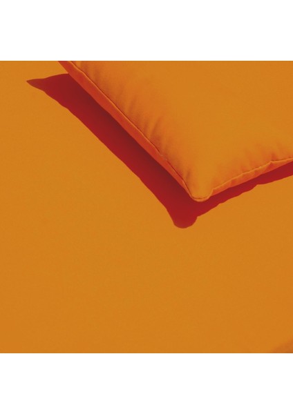 Ultra Lüks Şezlong Minderi Su Itici Güneşte Solmaz Kumaş 180X60X5 Turuncu fırsatları