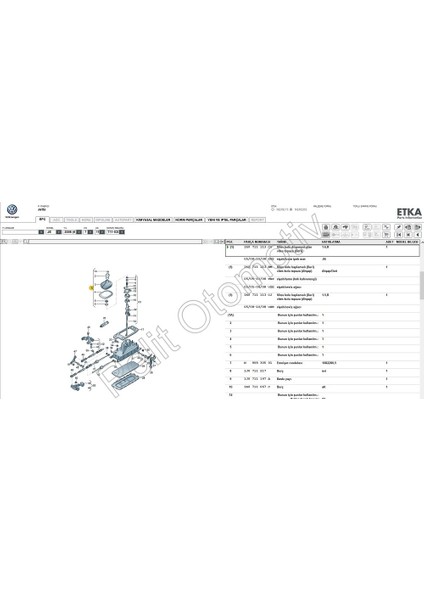 Volkswagen Golf 5 Jetta Eos Scirocco Vites Topuzu 6 Ileri 1K0711113 / 5K0711113E fiyatları