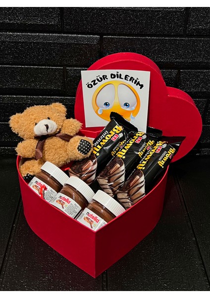 Sevgiliye Ozür Hediyesi Kahverengi Mini Ayıcık - Browni Intense - Mini Nutellalar