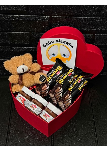 Sevgiliye Ozür Hediyesi Kahverengi Mini Ayıcık - Browni Intense - Mini Nutellalar modelleri