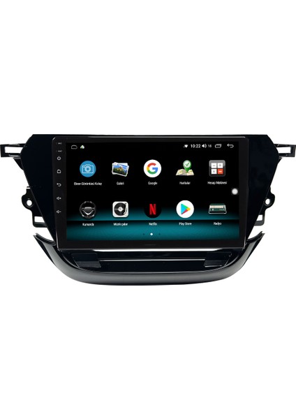 Opel Corsa F Android 10 Carplay Özellikli Navigasyon Multimedya Ekran 2gb Ram + 32GB HDD