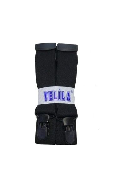Çocuk Pantolon Askısı Siyah Unisex Model