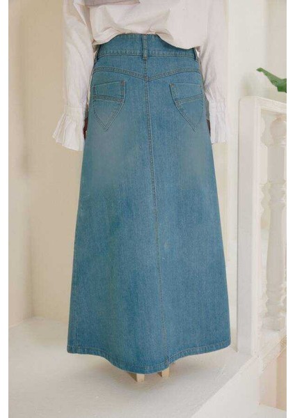 2269-DENIM Etek Mavi fırsatları