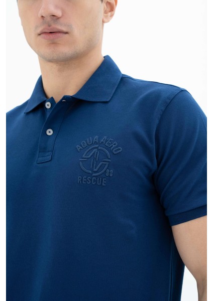 Erkek Baskılı Regular Fit % 95 Pamuklu %5 Likralı Polo Yaka T-Shirt Y25374302701 fiyatları