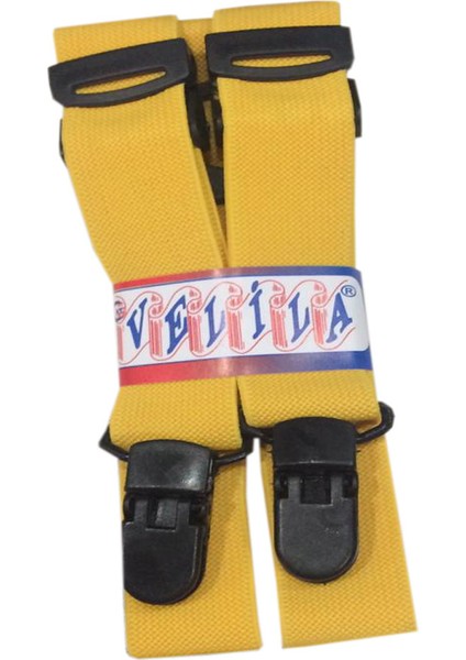 Çocuk Pantolon Askısı Sarı Unisex Model