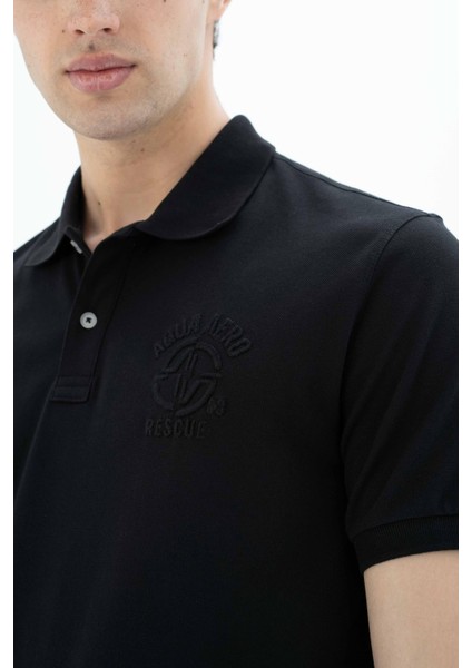 Erkek Baskılı Regular Fit % 95 Pamuklu %5 Likralı Polo Yaka T-Shirt Y25374302701 fiyatları