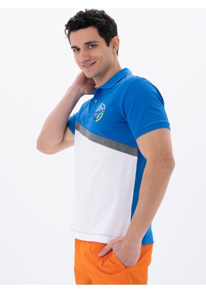 Erkek Baskılı Regular Fit % 95 Pamuklu %5 Likralı Polo Yaka T-Shirt Y25374303701 indirimleri