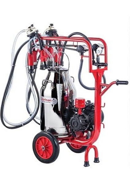 Çiftli Deposuz Kuru Süt Sağma Makinesi 40 Lt