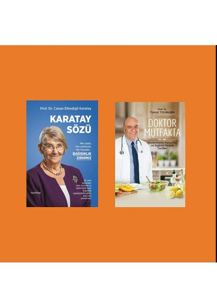 2 Kitap - Karatay Sözü - Canan Karatay - Doktor Mutfakta - Yavuz Yörükoğlu