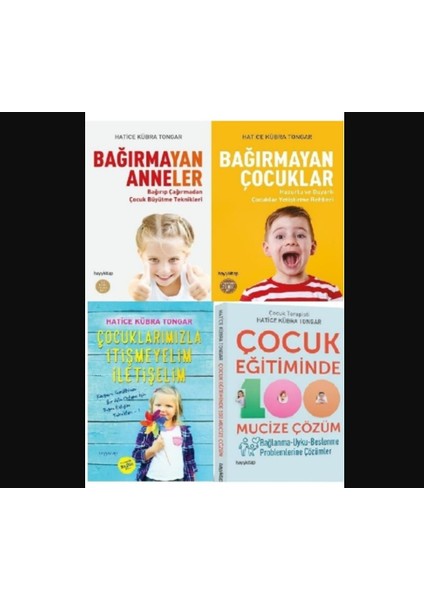 Hatice Kübra Tongar 4 Kitap Seti- B.anneler - Çocuklar - 100 Mucize