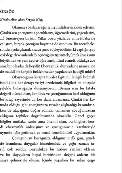 Tuvalet Eğitimi - Çocuğunuz Tuvaleti Çok Sevecek - Ebeveyn Kitabı - Sinem Gerger Akınal