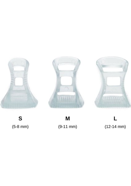 Kır Bahçe Düğünleri Topuklu Ayakkabı Topuk Ucu Koruyucu Şeffaf Aparat Topuk Koruyucu S-M-L 3 Lü Set 201