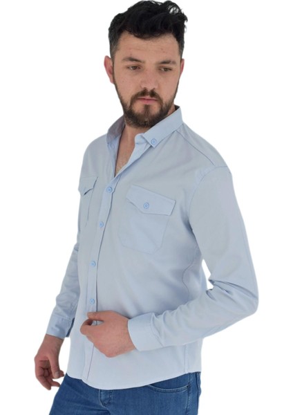 Erkek Spor Gömlek Silim Fit 9957 BGL-ST02724