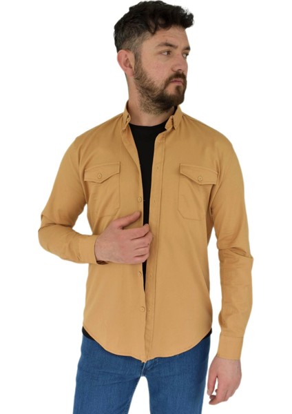 Erkek Spor Gömlek Silim Fit 9957 BGL-ST02724